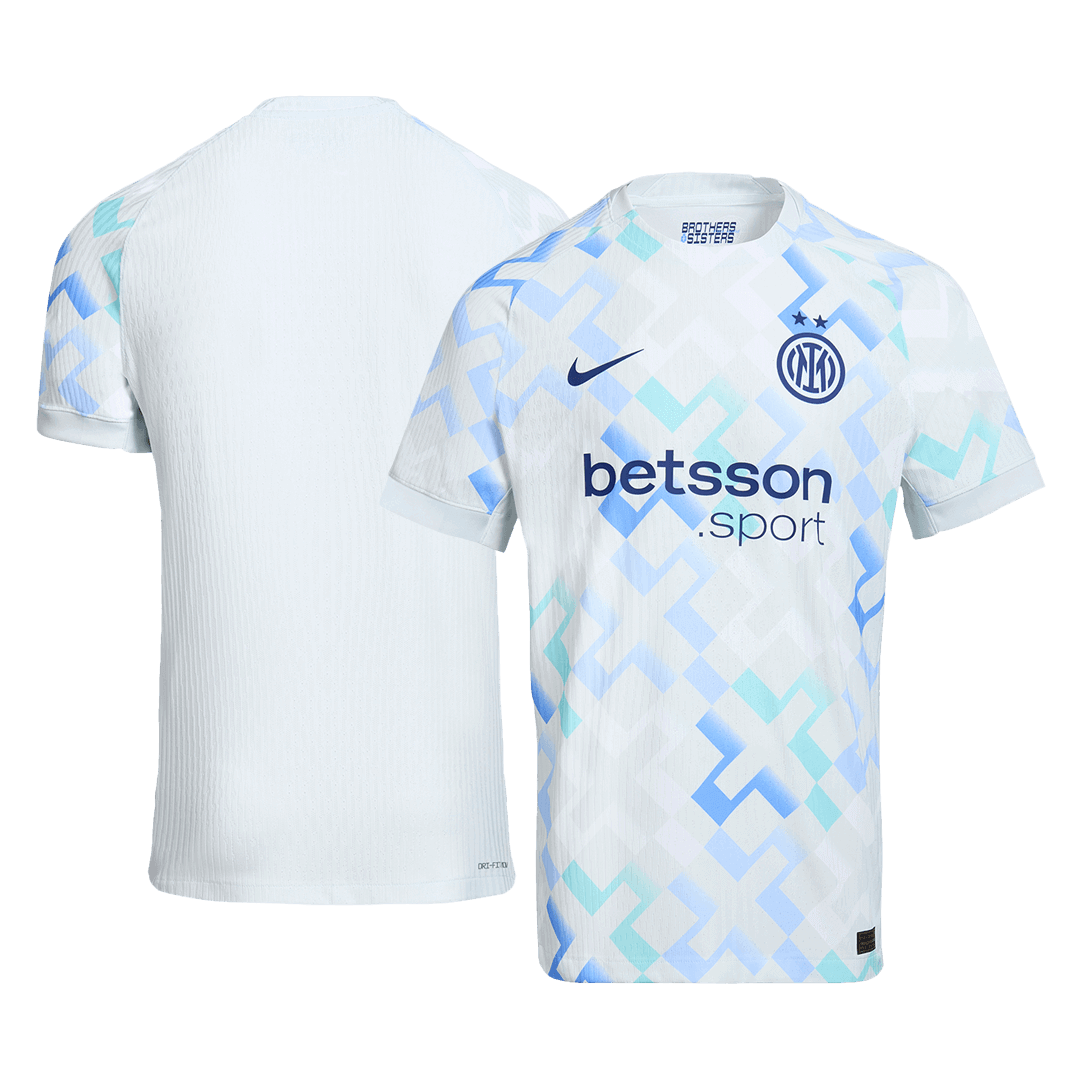 Camiseta de fútbol visitante auténtica del Inter de Milán 2025/26 azul