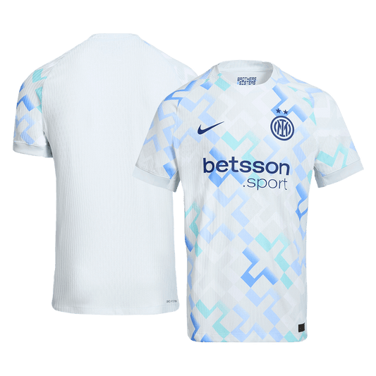 Camiseta de fútbol visitante auténtica del Inter de Milán 2025/26 azul