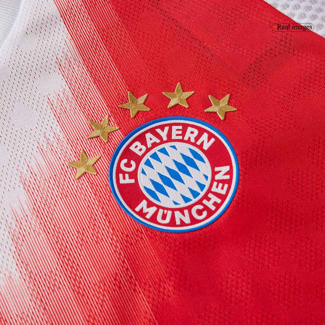 Camiseta de fútbol local auténtica del Bayern Múnich Luis Díaz #14 2025/26, roja