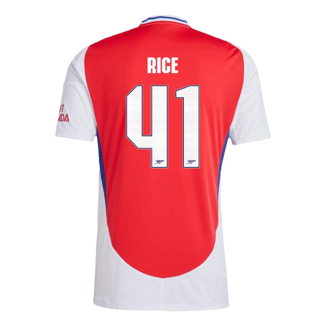 Camiseta de fútbol local del Arsenal RICE #41, roja - UCL
