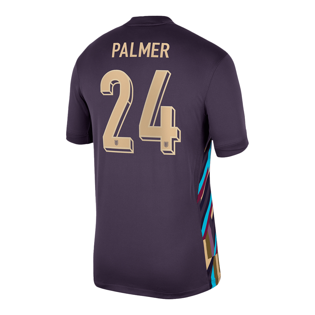 Camiseta de fútbol visitante de Inglaterra PALMER #24 para la Eurocopa 2024