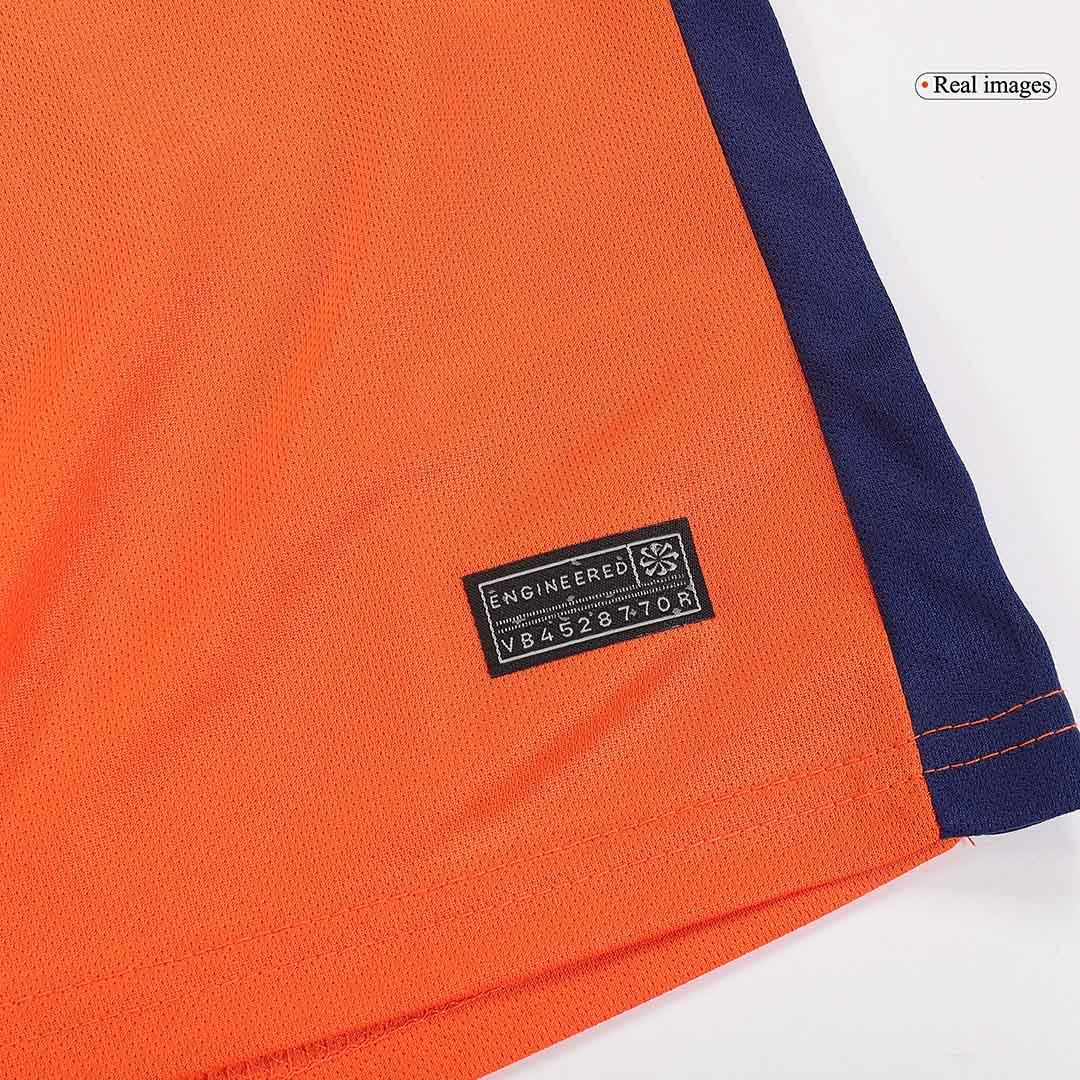 Kit de fútbol local de Países Bajos para niños (Kit, pantalón corto y medias) para la Eurocopa 2024