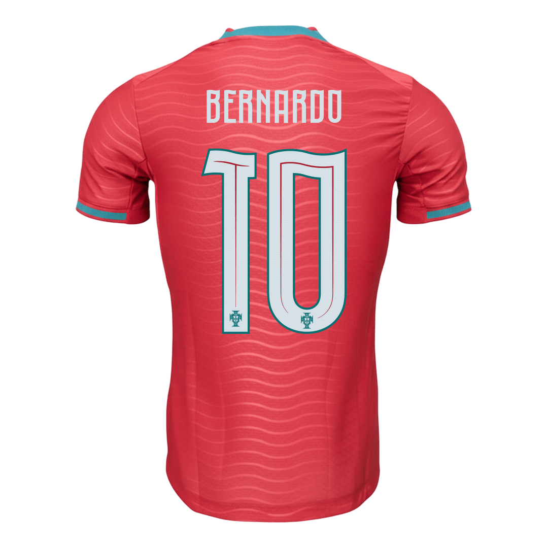 Camiseta de fútbol local auténtica de BERNARDO #10 Portugal 2026