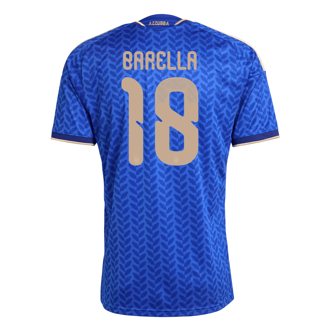 Camiseta de local de Italia BARELLA #18 para el Mundial 2026 (hombre)