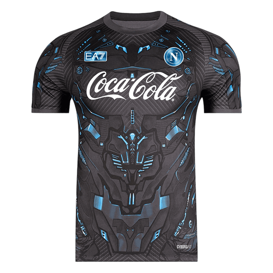 Camiseta de fútbol prepartido del Napoli 2025/26