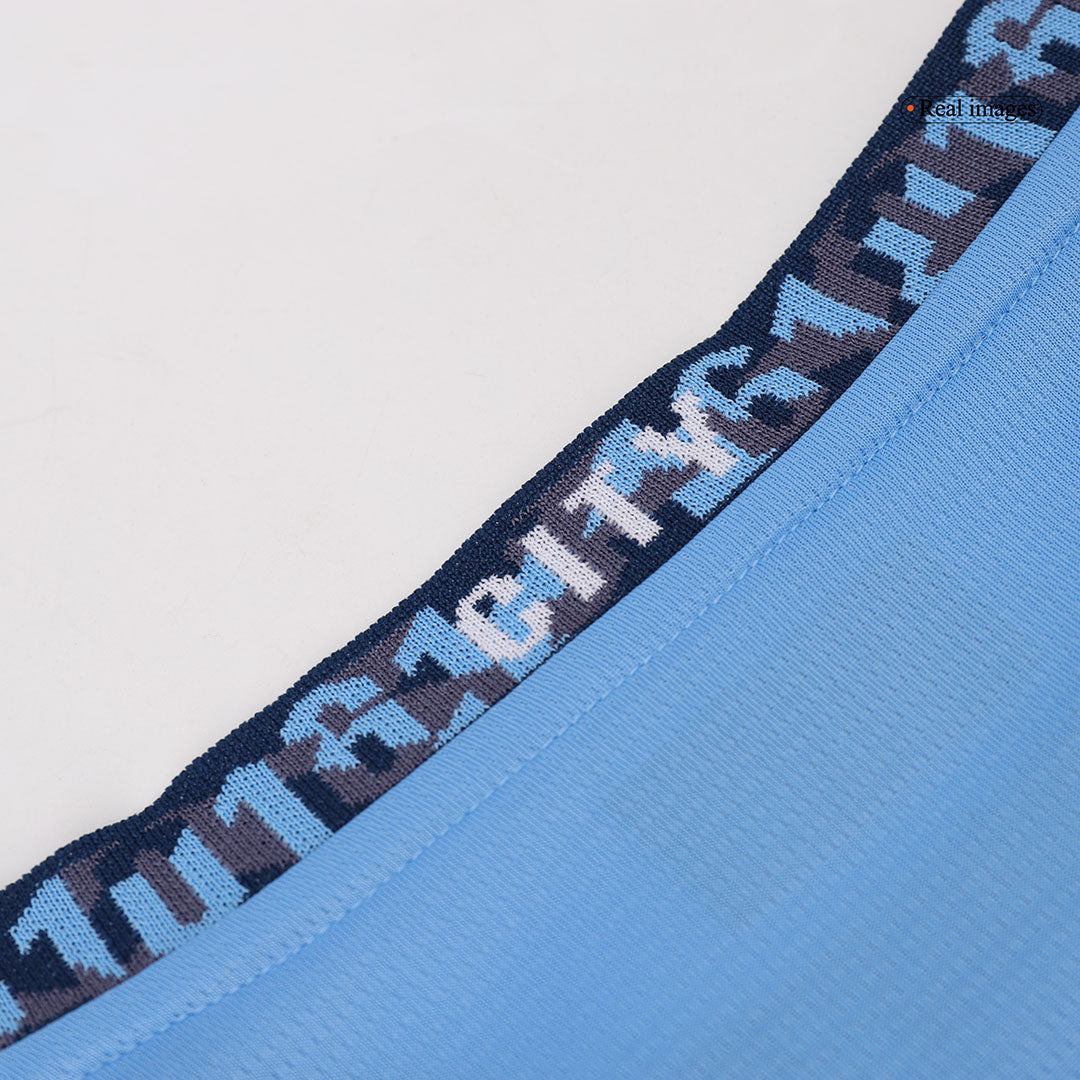 Camiseta de fútbol de manga larga local del Manchester City 2024/25