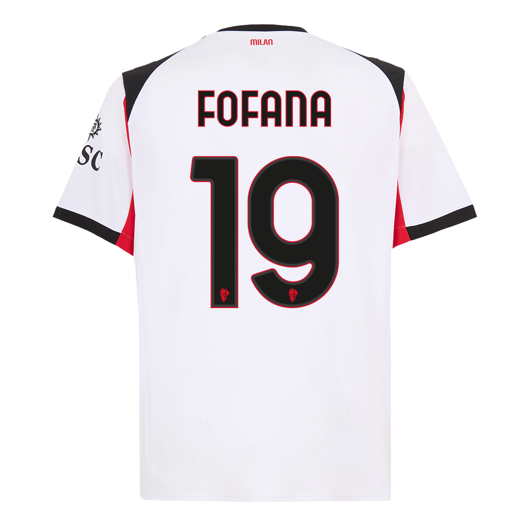 Camiseta de visitante del AC Milan FOFANA #19 2025/26