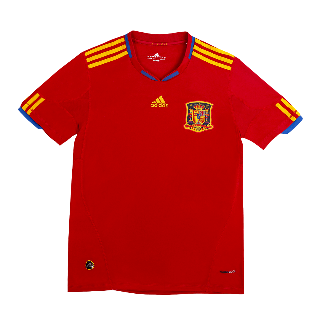 Camiseta retro de fútbol local de España 2010