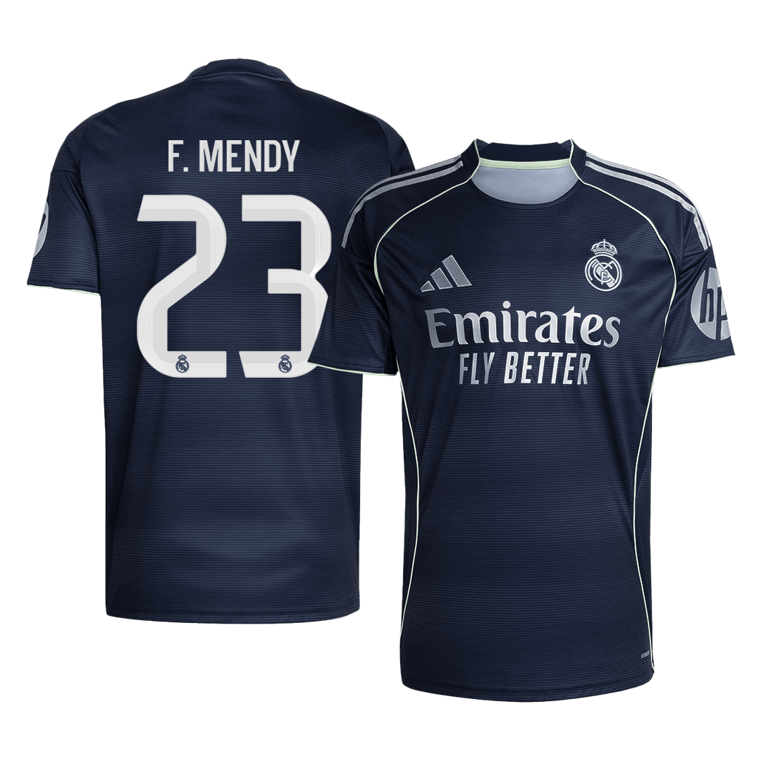 Camiseta de visitante del Real Madrid F.MENDY #23 2025/26