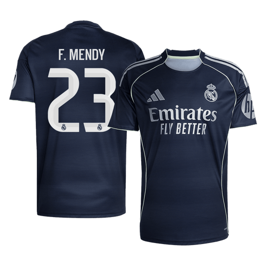 Camiseta de visitante del Real Madrid F.MENDY #23 2025/26