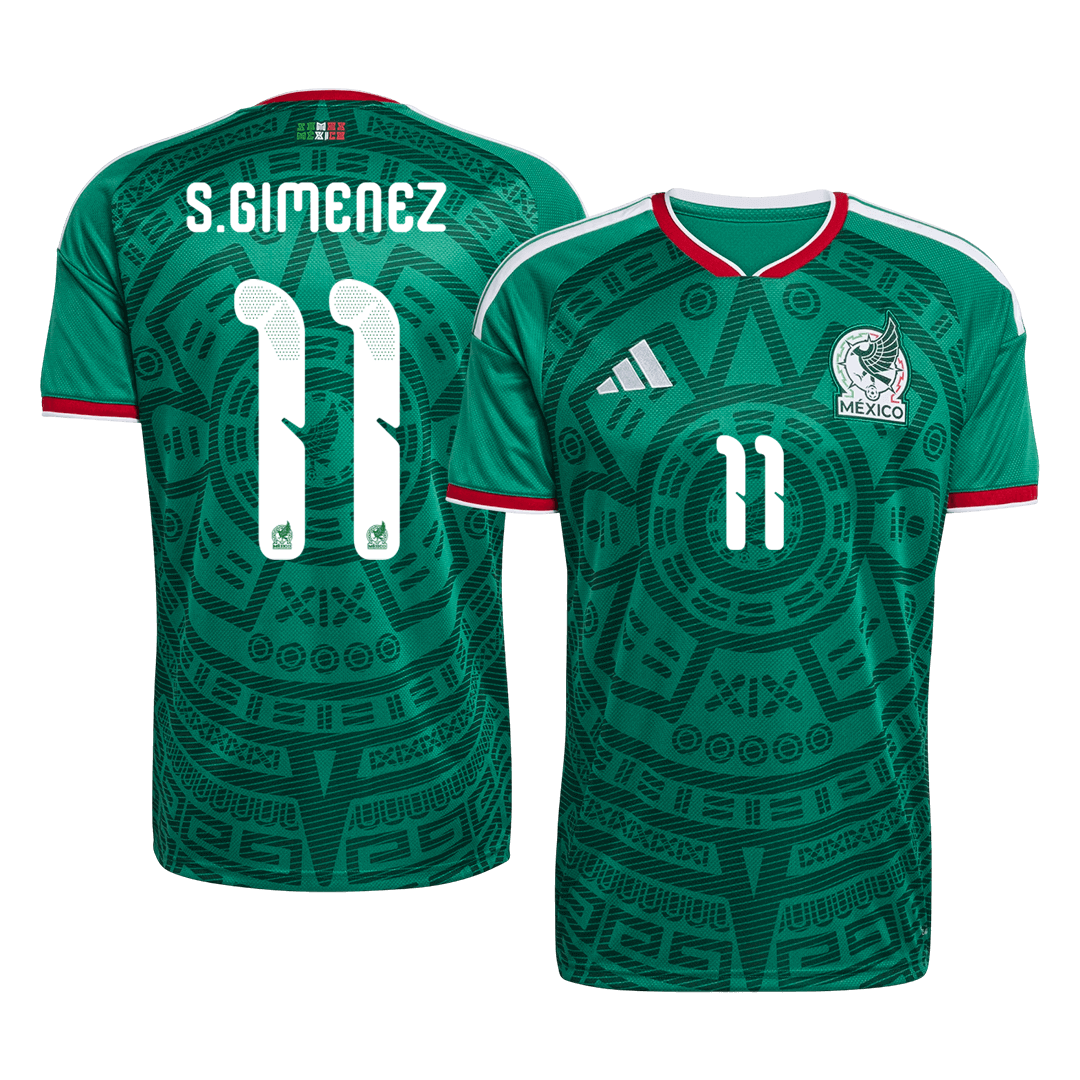 Camiseta de local de México S. Giménez #11 para el Mundial 2026 (categoría hombre)