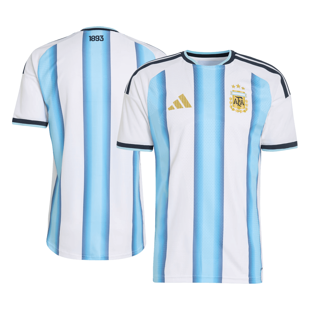 Camiseta de local de Argentina para hombre, versión Mundial 2026 - Corte ajustado