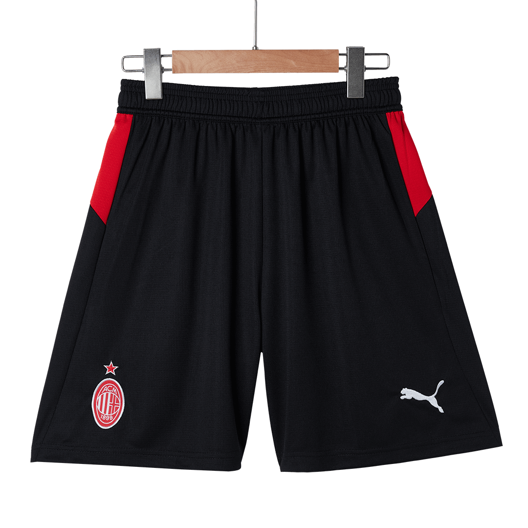 Kit de camiseta de fútbol local del AC Milan (camiseta, pantalones cortos y calcetines) 2025/26
