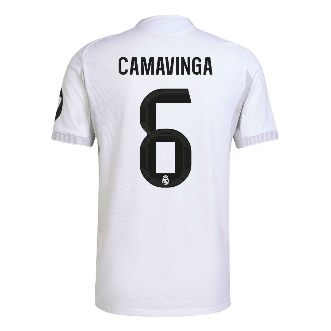 Camiseta de fútbol local del Real Madrid CAMAVINGA #6 2025/26 auténtica