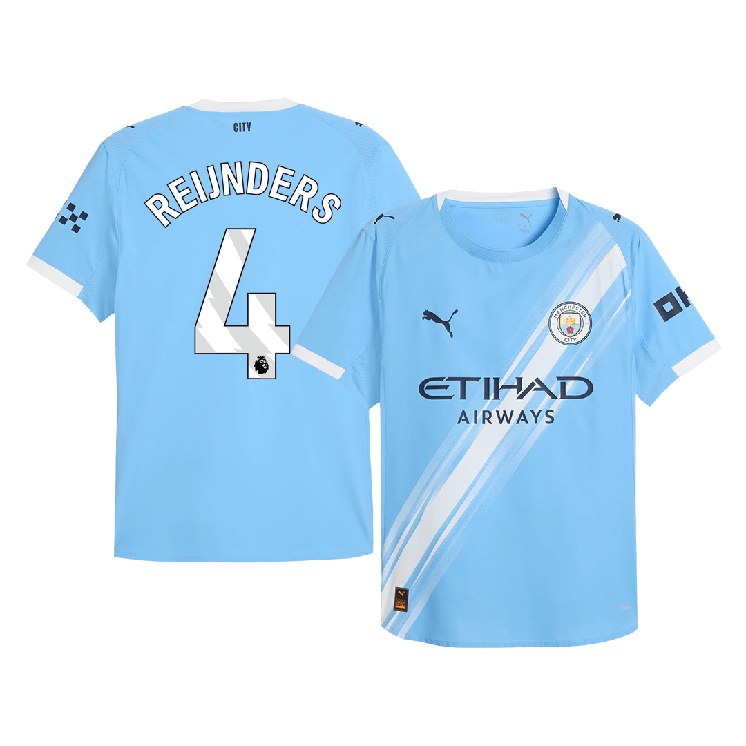 Auténtica camiseta de fútbol REIJNDERS #4 Manchester City local 2025/26