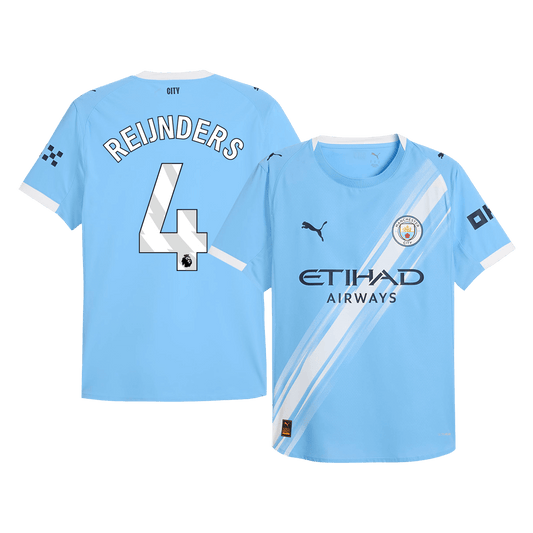 Auténtica camiseta de fútbol REIJNDERS #4 Manchester City local 2025/26