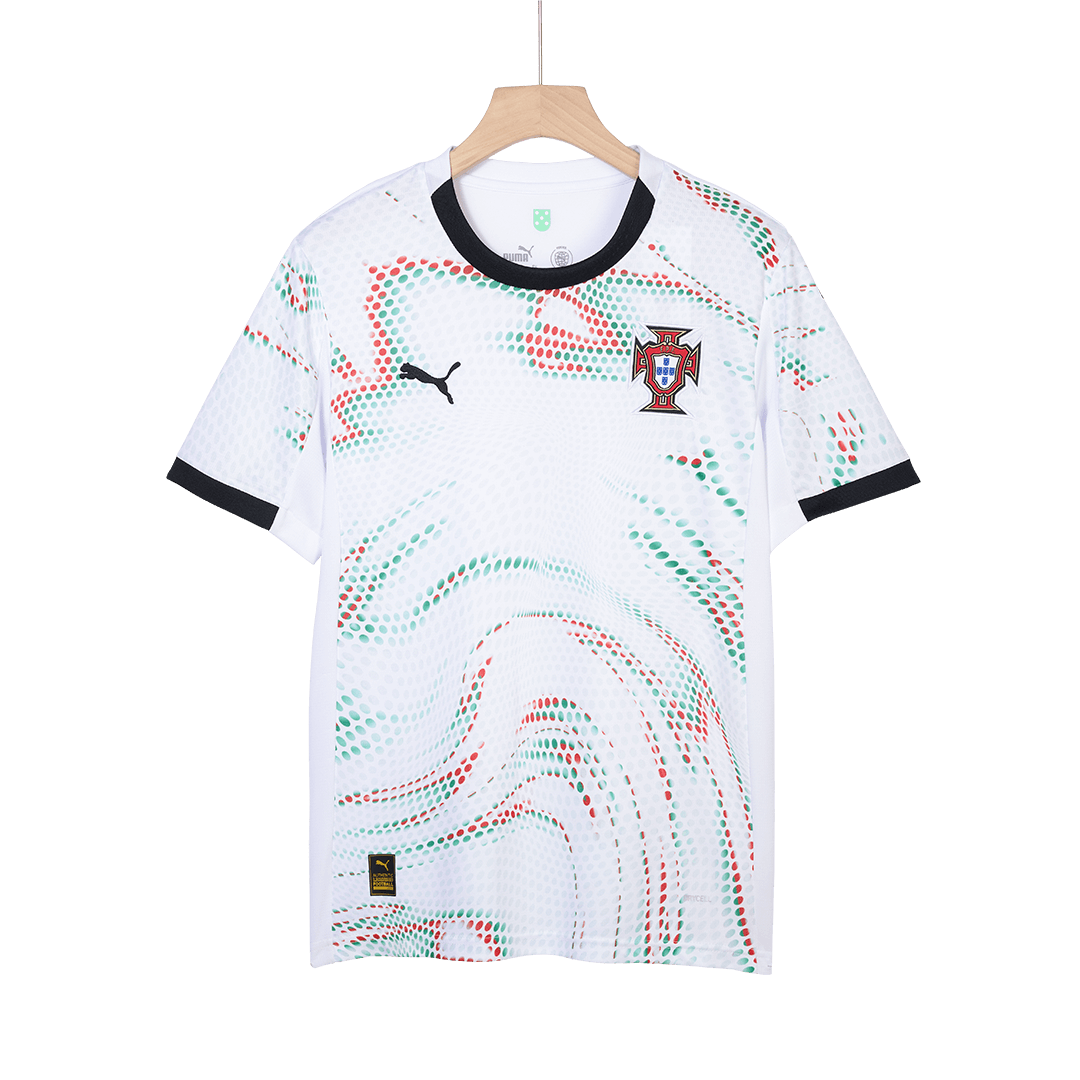 Camiseta de visitante de fútbol de Portugal RONALDO #7 2025