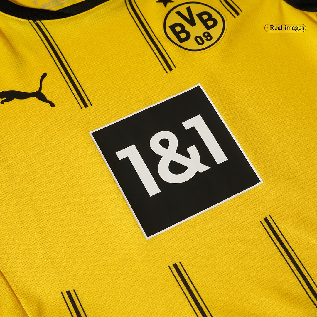 Kit de camiseta de fútbol local del Borussia Dortmund para niños (camiseta y pantalones cortos)