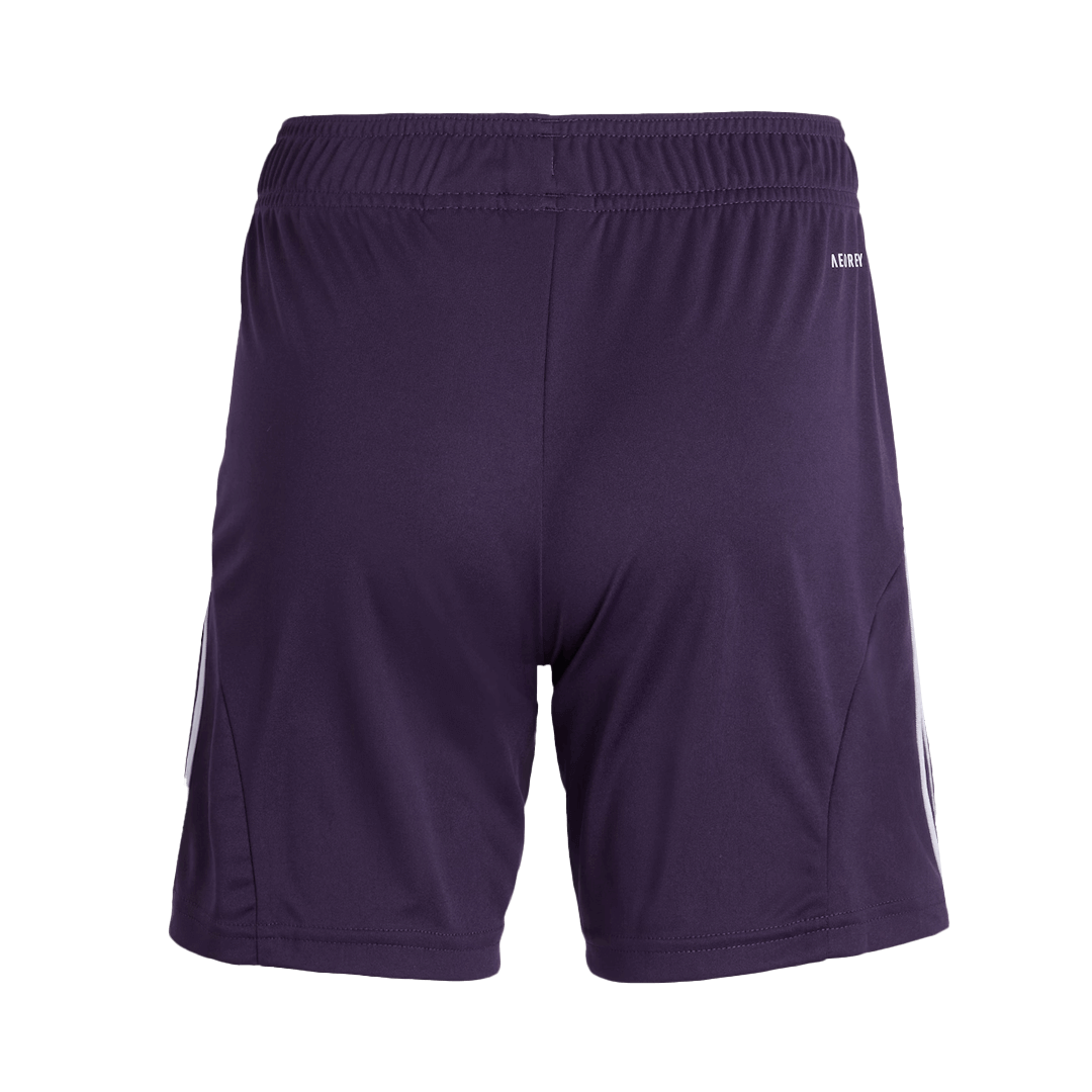 Pantalón corto de fútbol visitante del Manchester United 25/26 morado