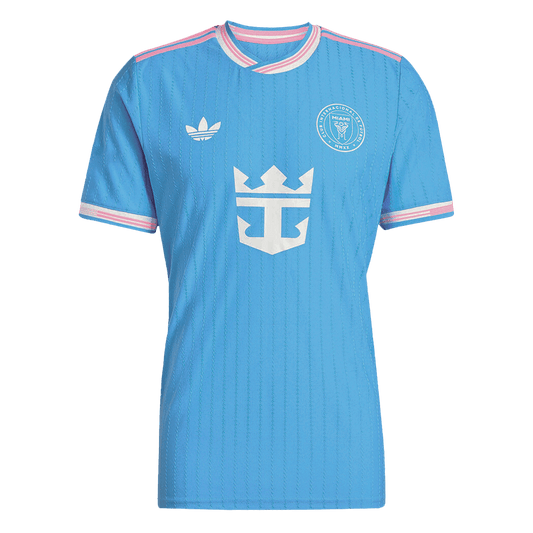 Camiseta de fútbol de visitante auténtica del Inter Miami 2025, azul