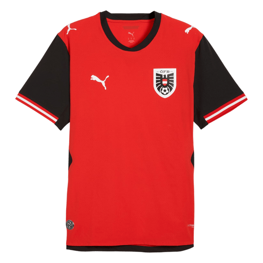 Camiseta de local de Austria para hombre, versión Mundial 2026 - Corte ajustado