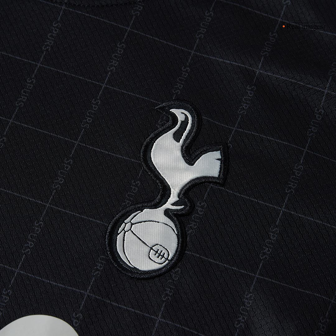 Camiseta de fútbol visitante XAVI #7 del Tottenham Hotspur 2025/26, negra