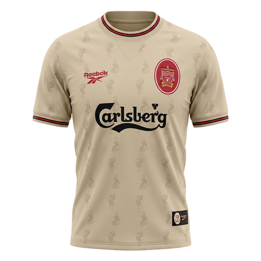 Camiseta retro de fútbol visitante del Liverpool 1996/97