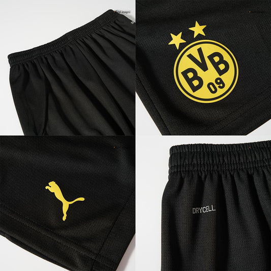 Kit de camiseta de fútbol local del Borussia Dortmund para niños (camiseta y pantalones cortos)