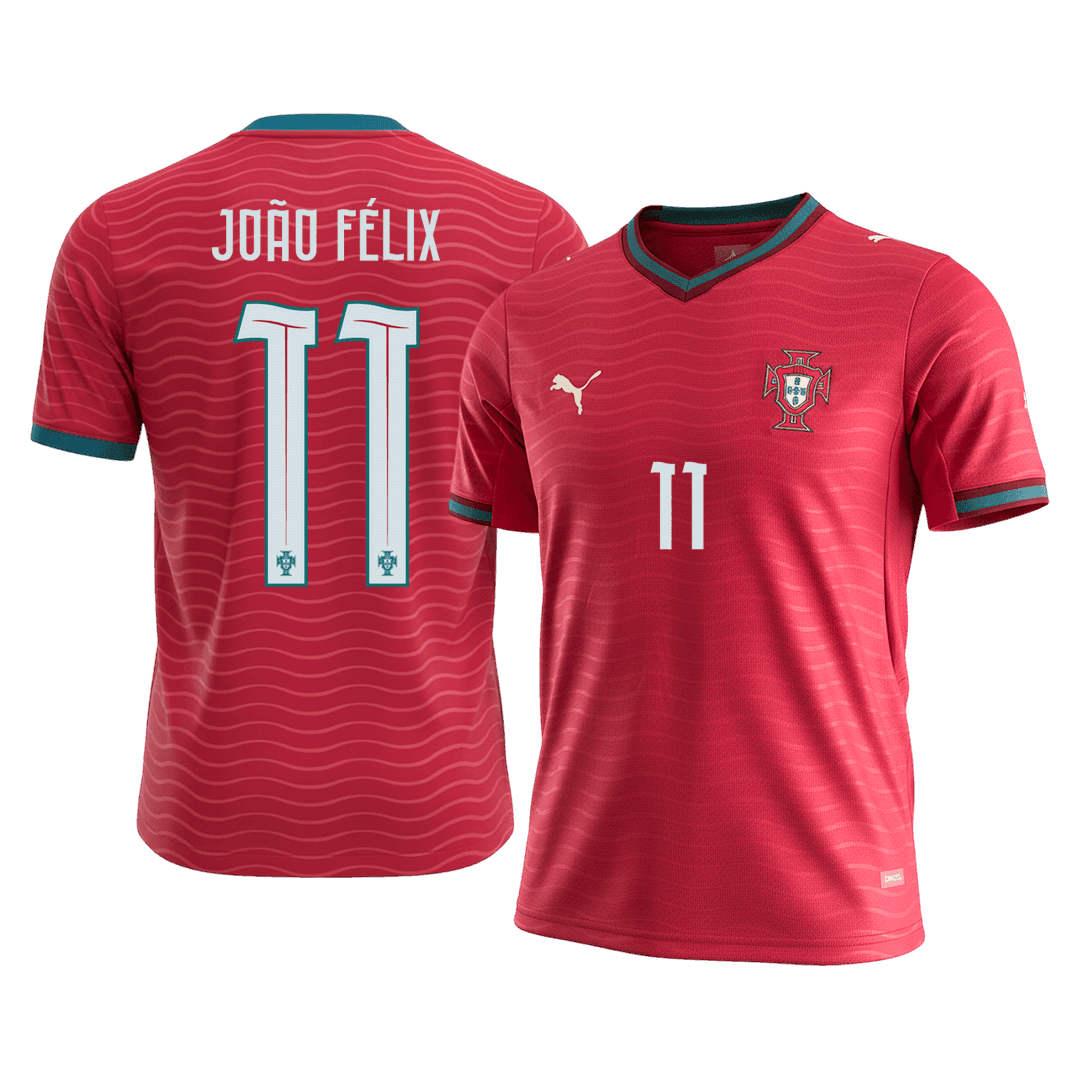 JOÃO FÉLIX #11 Camiseta Portugal Primera Equipación Mundial 2026 Rojo