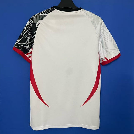 Camiseta de anime japonés 25/26, nueva especial blanca