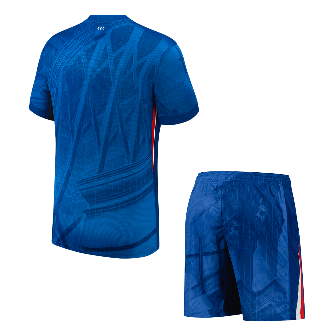 Kit de fútbol local del Chelsea (Kit y pantalón corto) 2025/26 azul