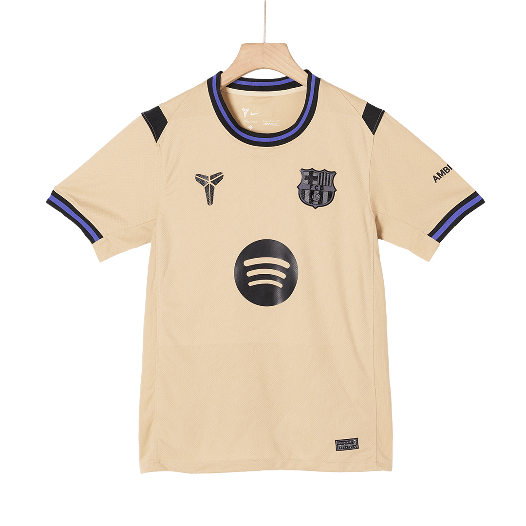 Camiseta de visitante del Barcelona PEDRI #8 2025/26, amarilla - UCL