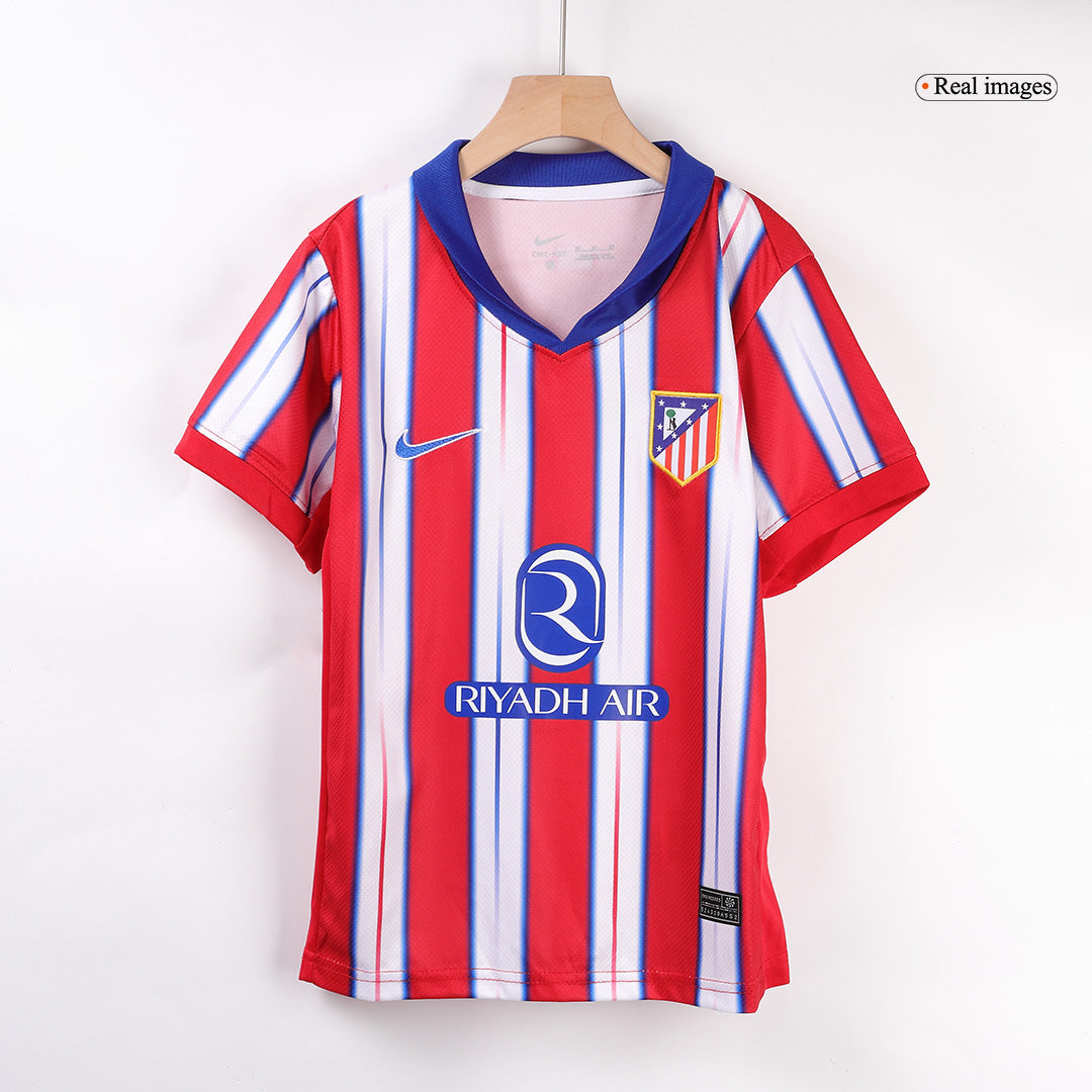 Kit de fútbol local del Atlético de Madrid para niños (Kit y pantalón corto) 2024/25
