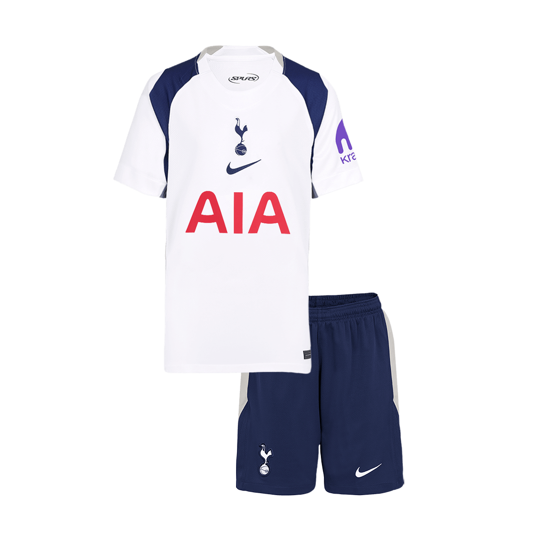 Kit de fútbol local del Tottenham Hotspur para niños (Kit y pantalón corto) 2025/26