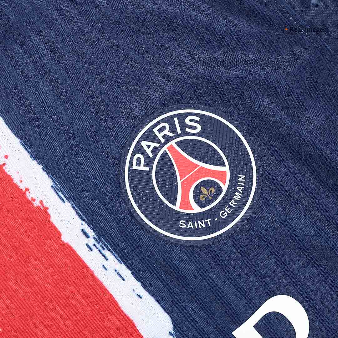 Auténtica camiseta de fútbol O.DEMBÉLÉ #10 PSG Local 2024/25 Azul marino - UCL