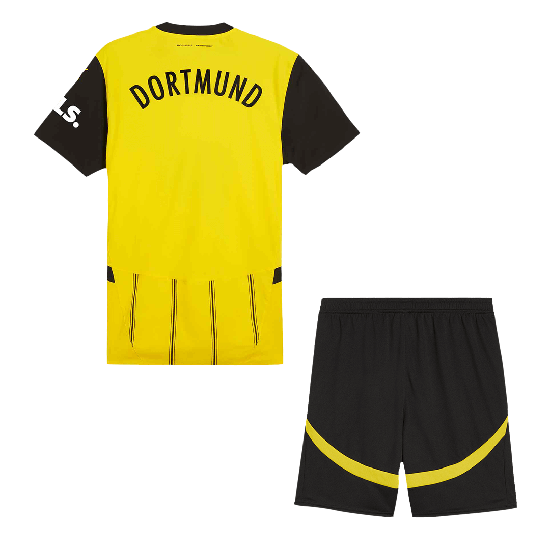Kit de camiseta de fútbol local del Borussia Dortmund (camiseta y pantalones cortos)