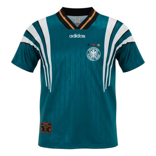 Camiseta retro de fútbol de visitante de Alemania 1996/97