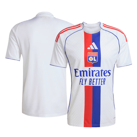 Camiseta Futbol Olympique Lyonnais Primera Equipación 25/26 Blanca