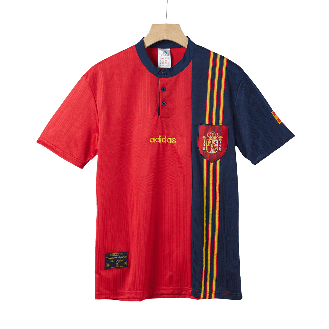 Camiseta retro de fútbol local de España de 1996