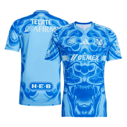 Camiseta de Futbol Tigres UANL Segunda Equipación 25/26 Azul