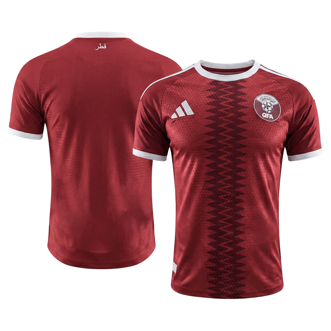 Camiseta de local de Qatar para hombre, versión Mundial 2026 - Corte ajustado