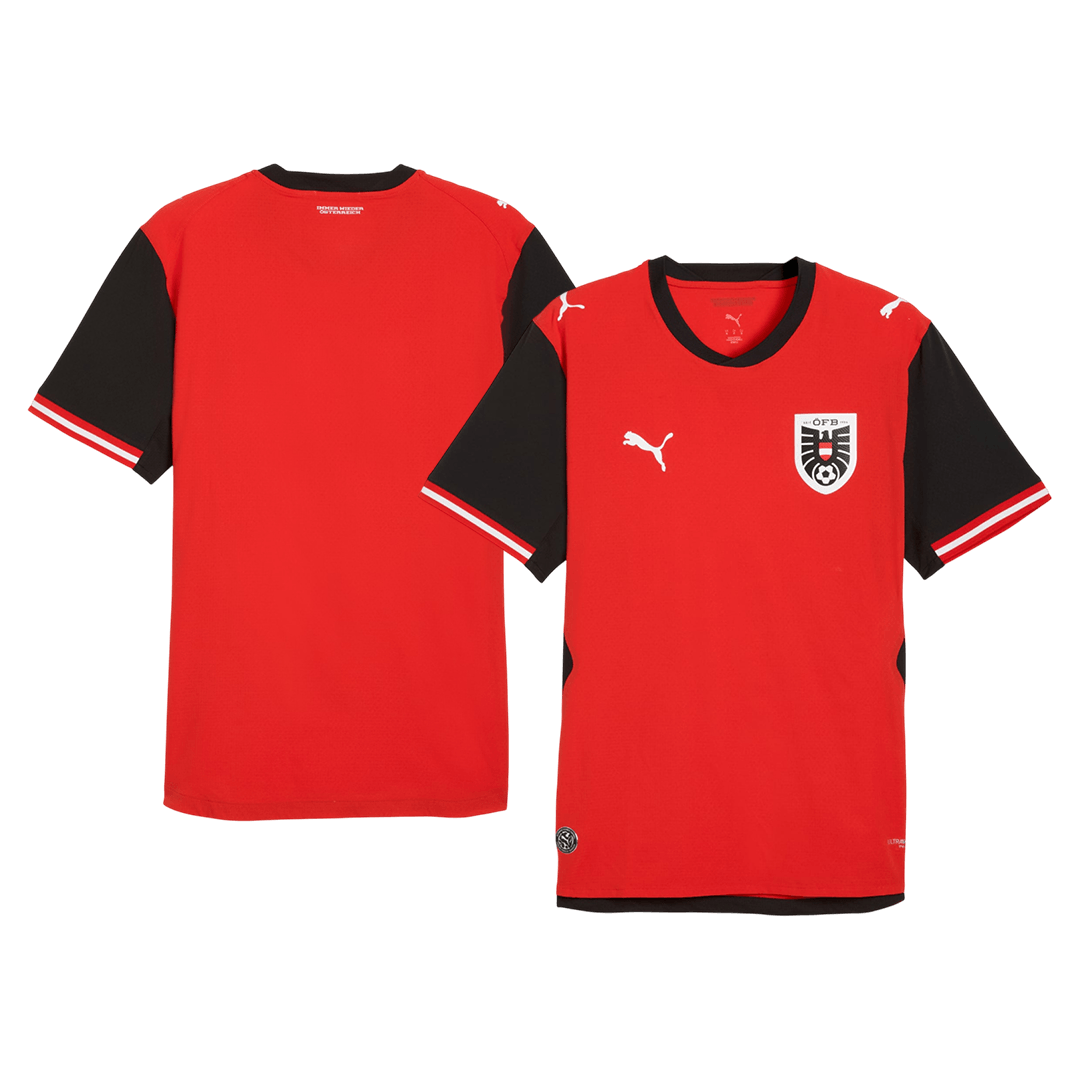 Camiseta de local de Austria para hombre, versión Mundial 2026 - Corte ajustado