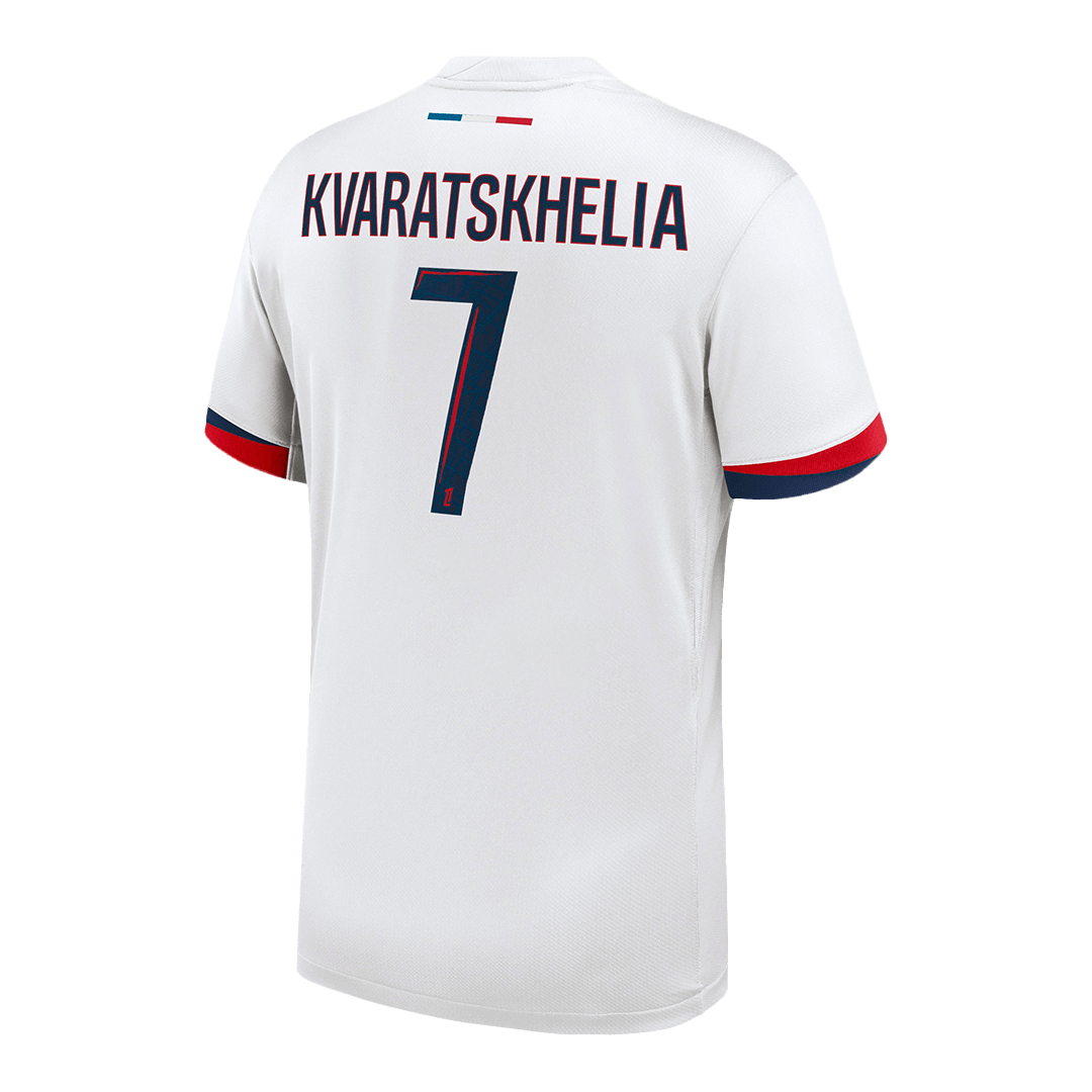 Camiseta de fútbol KVARATSKHELIA #7 PSG Segunda equipación 2024/25