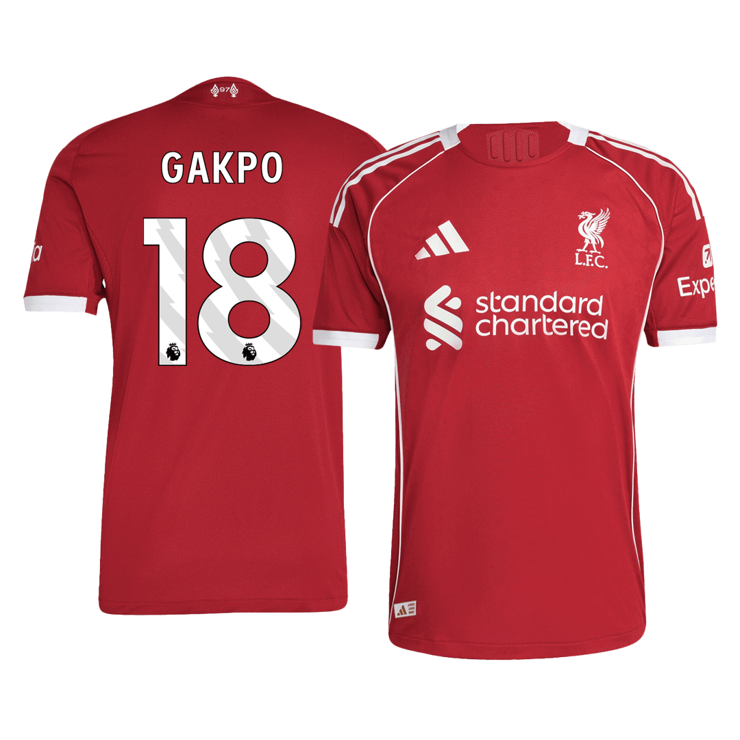 Auténtica camiseta de fútbol GAKPO #18 Liverpool local 2025/26