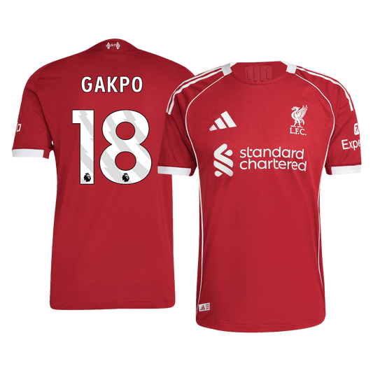 Auténtica camiseta de fútbol GAKPO #18 Liverpool local 2025/26