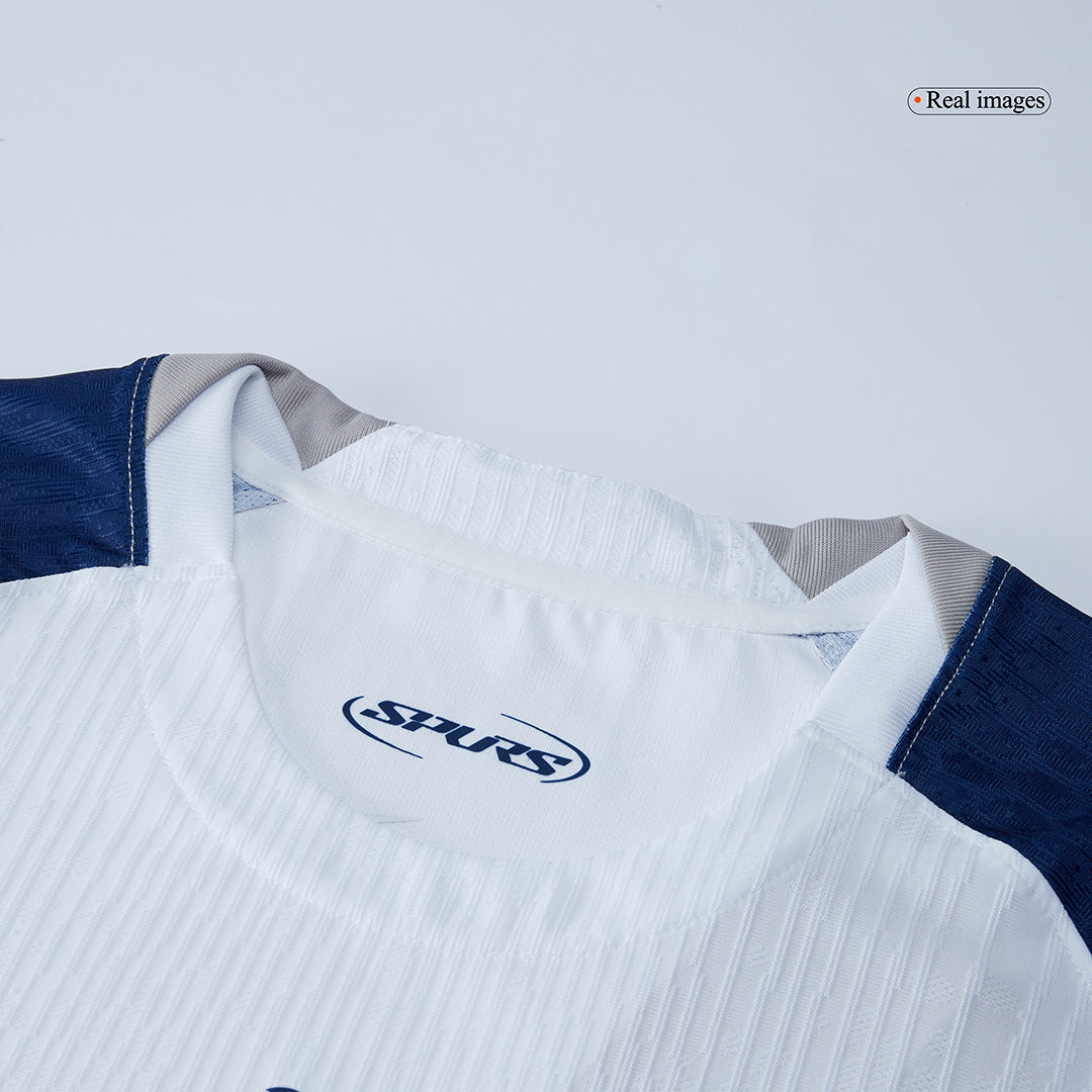 Camiseta de fútbol local auténtica del Tottenham Hotspur 2025/26, XAVI #7, color blanco - UCL