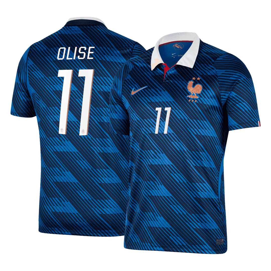 OLISE #11 Camiseta de local de Francia para el Mundial 2026 Azul