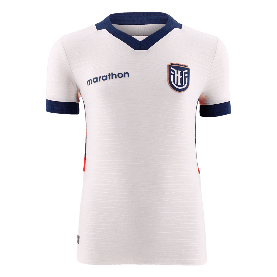 Camiseta de Ecuador (tercera equipación) para el Mundial 2026, color blanco.