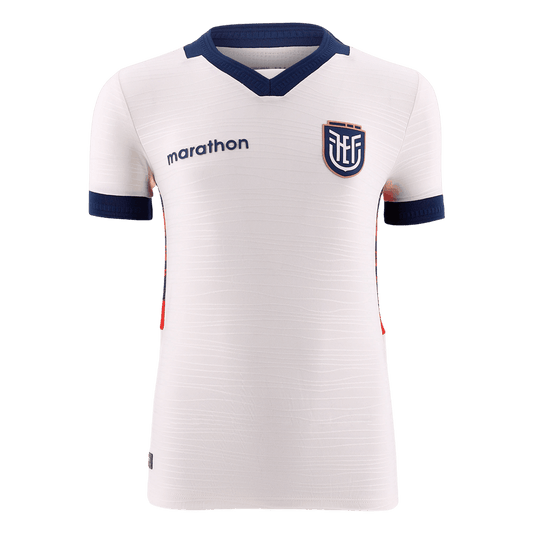 Camiseta de Ecuador (tercera equipación) para el Mundial 2026, color blanco.