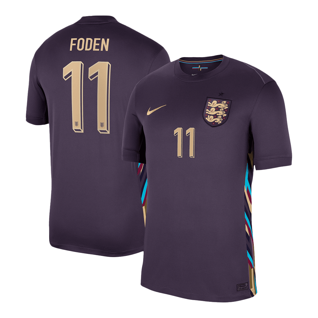 FODEN Camiseta Futbol Inglaterra #11 Segunda Equipación Eurocopa 2024